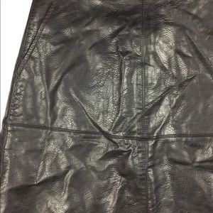 Zara Skirts - Zara A Line Faux Leather Skirt. Zara Skirts - Zara A Line Faux Leather Skirt.